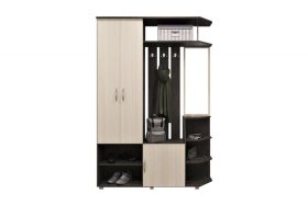 Прихожая Домино венге/дуб млечный в Ноябрьске - noyabrsk.mebel-tymen.ru | фото