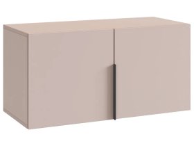 Антресоль двухдверная L800 Баско кашемир в Ноябрьске - noyabrsk.mebel-tymen.ru | фото