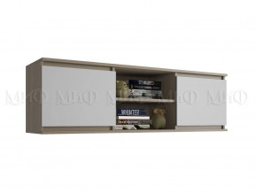 Антресоль Челси Белый глянец, дуб сонома в Ноябрьске - noyabrsk.mebel-tymen.ru | фото