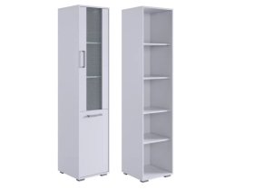 Стеллаж Лайт-2 белый/белый в Ноябрьске - noyabrsk.mebel-tymen.ru | фото