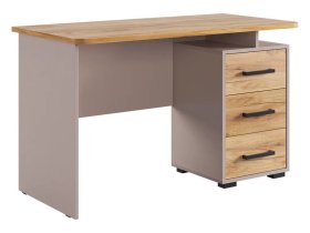 Стол компьютерный 1200 Лайт-2 кашемир/дуб крафт золотой в Ноябрьске - noyabrsk.mebel-tymen.ru | фото