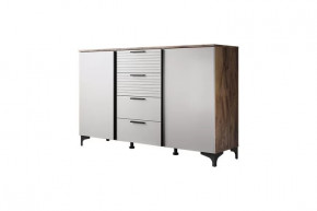 Брента Комод 4 ящика 2 двери Жемчуг в Ноябрьске - noyabrsk.mebel-tymen.ru | фото