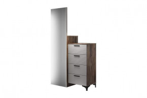 Брента Комод с зеркалом Жемчуг в Ноябрьске - noyabrsk.mebel-tymen.ru | фото