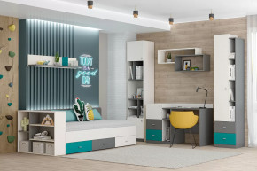 Детская Клео ОК-2, графит, миндаль, океан Диал в Ноябрьске - noyabrsk.mebel-tymen.ru | фото