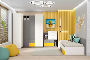 Детская Клео С-3, графит, миндаль, солнечный Диал в Ноябрьске - noyabrsk.mebel-tymen.ru | фото