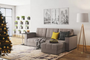 Диван АТЛАНТ угловой со столиком Капри 4 бежевый в Ноябрьске - noyabrsk.mebel-tymen.ru | фото