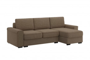 Диван-кровать угловой "Леон" песчаный в Ноябрьске - noyabrsk.mebel-tymen.ru | фото