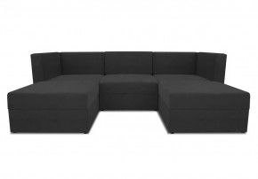 Диван модульный угловой Бергамо пять секций Dream Grafit кат. 3 в Ноябрьске - noyabrsk.mebel-tymen.ru | фото