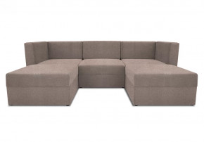 Диван модульный угловой Бергамо пять секций Savana plus Mocca кат. 1 в Ноябрьске - noyabrsk.mebel-tymen.ru | фото