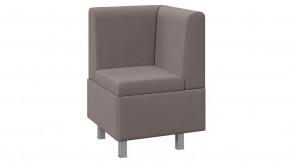 Диван угловой «Каир» Исп.2 Велюр Camaro 05 (мокко) в Ноябрьске - noyabrsk.mebel-tymen.ru | фото