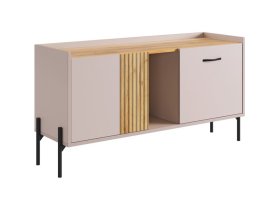 Тумба Доминика кашемир/дуб крафт золотой в Ноябрьске - noyabrsk.mebel-tymen.ru | фото