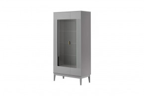 Фарго Шкаф витрина ШР-2 Антрацит в Ноябрьске - noyabrsk.mebel-tymen.ru | фото