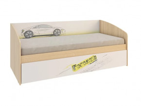 Кровать Форсаж (Софа) дуб сонома/белый в Ноябрьске - noyabrsk.mebel-tymen.ru | фото