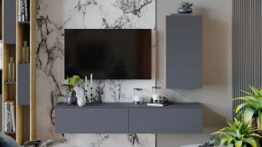 Гостиная «Порто» №5 Яблоня Беллуно, Графит софт в Ноябрьске - noyabrsk.mebel-tymen.ru | фото