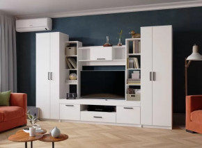 Гостиная СИДНЕЙ-2 (ш3000*г470*в2000мм), ЛДСП Белый в Ноябрьске - noyabrsk.mebel-tymen.ru | фото