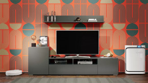 Гостиная «Сильвия» Серый в Ноябрьске - noyabrsk.mebel-tymen.ru | фото