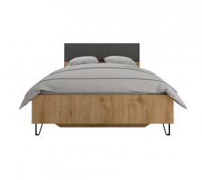 GRACE кровать LOZ120х200 (Дуб наварра/Графит) в Ноябрьске - noyabrsk.mebel-tymen.ru | фото