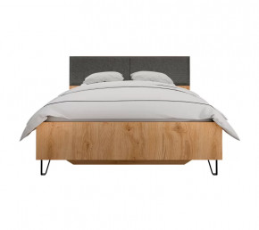 GRACE кровать LOZ160х200 (Дуб наварра/ Графит) в Ноябрьске - noyabrsk.mebel-tymen.ru | фото