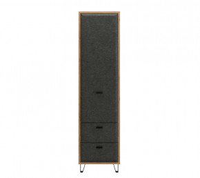 GRACE шкаф REG1D2S (Дуб наварра/Графит) в Ноябрьске - noyabrsk.mebel-tymen.ru | фото