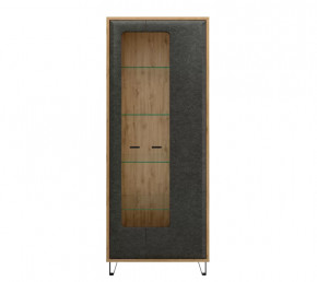 GRACE шкаф REG2W (Дуб наварра/Графит) в Ноябрьске - noyabrsk.mebel-tymen.ru | фото