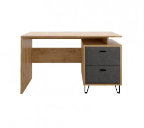 GRACE стол письменный BIU2S  (Дуб наварра/Графит) в Ноябрьске - noyabrsk.mebel-tymen.ru | фото