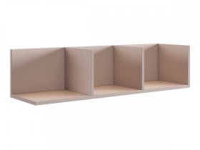 Полка навесная 2 Рич кашемир в Ноябрьске - noyabrsk.mebel-tymen.ru | фото