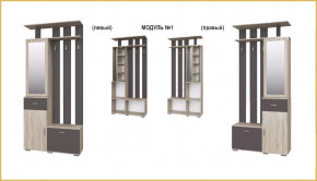 "ИМИДЖ" модуль №01, шкаф-вешалка с зеркалом в Ноябрьске - noyabrsk.mebel-tymen.ru | фото