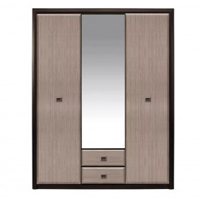 КОЕН шкаф с зеркалом SZF3D2S (Венге/Штрокс) в Ноябрьске - noyabrsk.mebel-tymen.ru | фото
