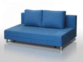 Диван Комфорт Лайт без подлокотников 2 подушки denim в Ноябрьске - noyabrsk.mebel-tymen.ru | фото