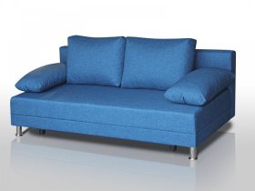 Диван Комфорт без подлокотников 4 подушки denim в Ноябрьске - noyabrsk.mebel-tymen.ru | фото