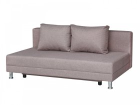 Диван Комфорт Лайт без подлокотников 2 подушки латте в Ноябрьске - noyabrsk.mebel-tymen.ru | фото