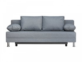 Диван Комфорт без подлокотников 4 подушки грей в Ноябрьске - noyabrsk.mebel-tymen.ru | фото