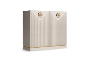 Комод 2-дверный "Капри" Сатин/Сатин в Ноябрьске - noyabrsk.mebel-tymen.ru | фото