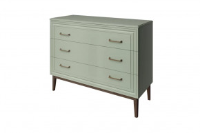 Комод 3 ящика Гориция Зелёный самшит в Ноябрьске - noyabrsk.mebel-tymen.ru | фото