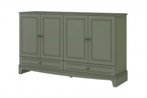 Комод 4 двери + 2 ящика Лорето Лак Зелёный самшит в Ноябрьске - noyabrsk.mebel-tymen.ru | фото