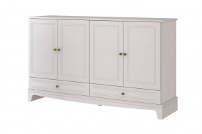 Комод 4 двери + 2 ящика Лорето Персидский жемчуг/Лак Льняной в Ноябрьске - noyabrsk.mebel-tymen.ru | фото