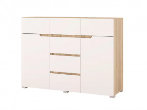 Комод Анталия 1200 Сонома-Белый софт в Ноябрьске - noyabrsk.mebel-tymen.ru | фото