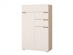 Комод Анталия Сонома-Белый софт в Ноябрьске - noyabrsk.mebel-tymen.ru | фото