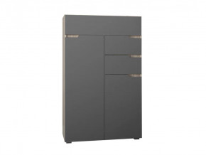 Комод Анталия Сонома-Графит софт в Ноябрьске - noyabrsk.mebel-tymen.ru | фото