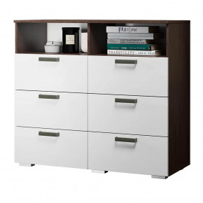 Комод Азаро венге/белый глянец в Ноябрьске - noyabrsk.mebel-tymen.ru | фото