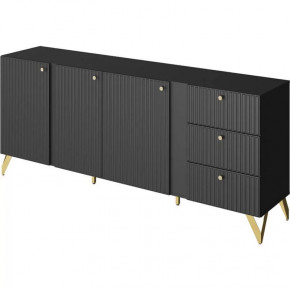 Комод КД-1 Reno Чёрный НК-мебель в Ноябрьске - noyabrsk.mebel-tymen.ru | фото