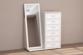 Комод Кэт-4, 6 ящиков с зеркалом Диал в Ноябрьске - noyabrsk.mebel-tymen.ru | фото