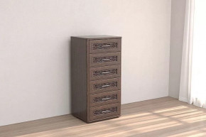 Комод Кэт-4 6 ящиков Венге Диал в Ноябрьске - noyabrsk.mebel-tymen.ru | фото