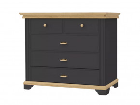 Комод Лиана-1 Дуб Крафт Золотой/Графит в Ноябрьске - noyabrsk.mebel-tymen.ru | фото