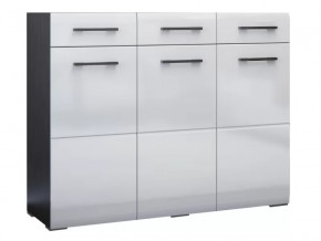 Комод Ненси Венге-Белый глянец в Ноябрьске - noyabrsk.mebel-tymen.ru | фото