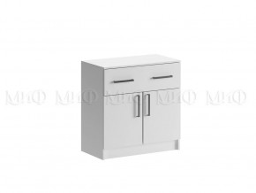 Комод с ящиком 2-мя дверьми Басямиф, белый в Ноябрьске - noyabrsk.mebel-tymen.ru | фото