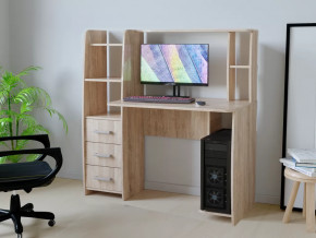 Компьютерный стол КЛ №6.3 Дуб баррик в Ноябрьске - noyabrsk.mebel-tymen.ru | фото