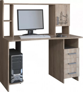 Компьютерный стол КЛ №6.4 Дуб баррик в Ноябрьске - noyabrsk.mebel-tymen.ru | фото