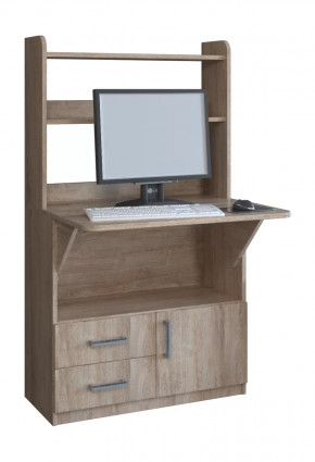 Компьютерный стол СП-1 Дуб баррик в Ноябрьске - noyabrsk.mebel-tymen.ru | фото