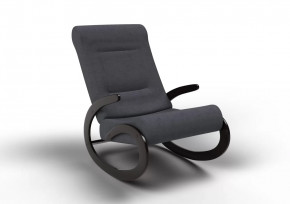 Кресло-качалка Мальта ткань графит в Ноябрьске - noyabrsk.mebel-tymen.ru | фото